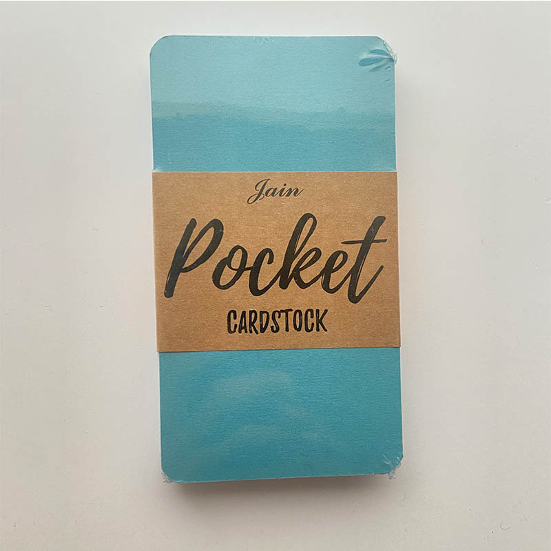 Pocket Cardstock Blue 250gsm
