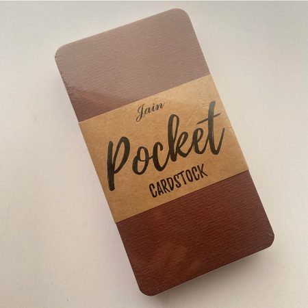 Pocket Cardstock Brown Felt Texture 250gsm