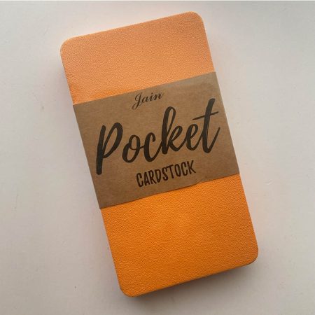 Pocket Cardstock Golden Yellow Dot Texture 250gsm
