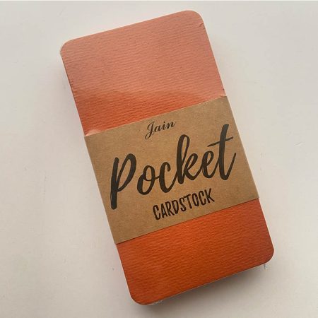 Pocket Cardstock Terracotta Felt Texture 250gsm