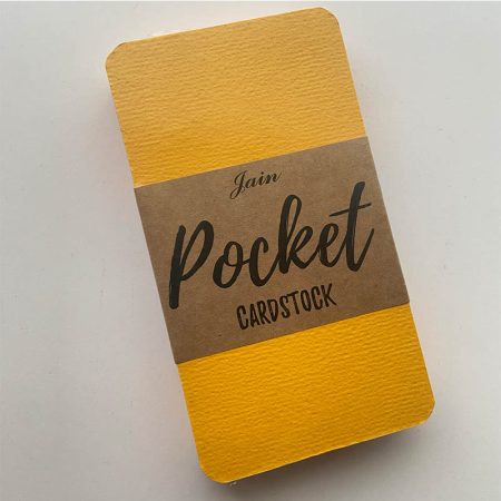 Pocket Cardstock Yellow Felt Texture 250gsm