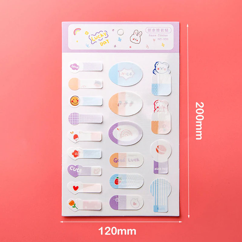 Shaped Flag Sticker Lucky Day (No.1011)
