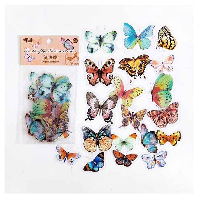 Journal Sticker Butterfly Nature Series TS06E021