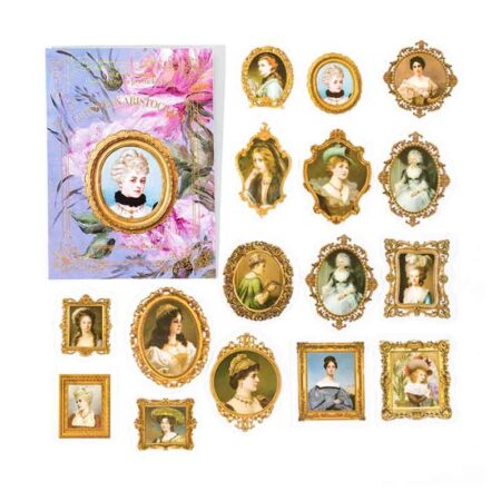 Mo Card Retro Character PET Sticker European Aristocracy MMK06F470