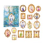 Mo Card Retro Character PET Sticker Modern Girl MMK06F468