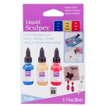 Sculpey Liquid Polymer Clay Primary Set of 3