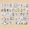 Vintage Mini Retro Deco Sticker Sample TZ-6061