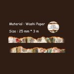 X- Files Burnt Edged Washi Tape HGD-XXDA008