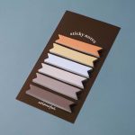 Colourful Post It Flags Set of 6 - Brown (GSHS-2871)