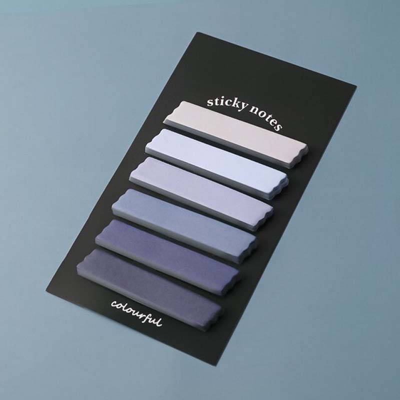 Colourful Post It Flags Set of 6 - Grey (GSHS-2871)