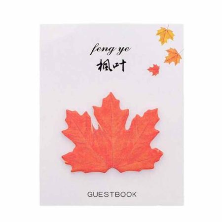 Floral Shaped Post It - Maple Leaf (ZS18-450)
