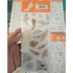 Gold Foil Journal Sticker D01