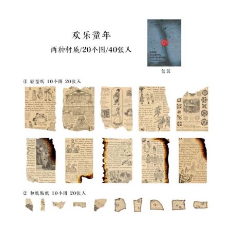 Hand Tearing And Burning Paper Happy Childhood HGD-SSRS008