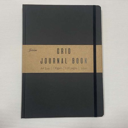 Jain Grid Journal Book Portrait A4 130gsm 128pages