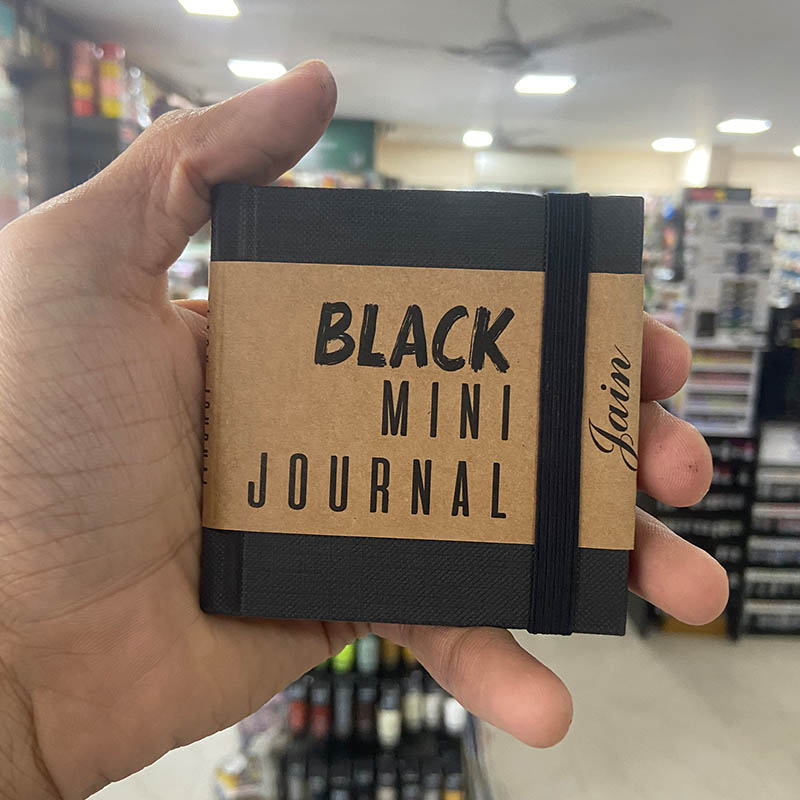 Jain Mini Journal Black