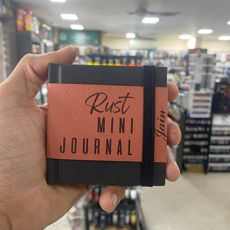 Jain Toned Mini Journal Rust