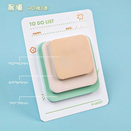 To Do Pastel Sticky Notes Set of 3 -Green (GSHS-2903)