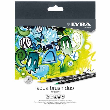 LYRA Aqua Brush Duo Pen Set of 24