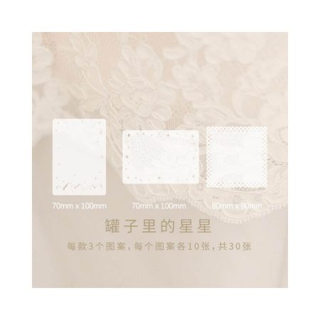 Transparent Butter Paper Memo Journal Sheets RBPC4