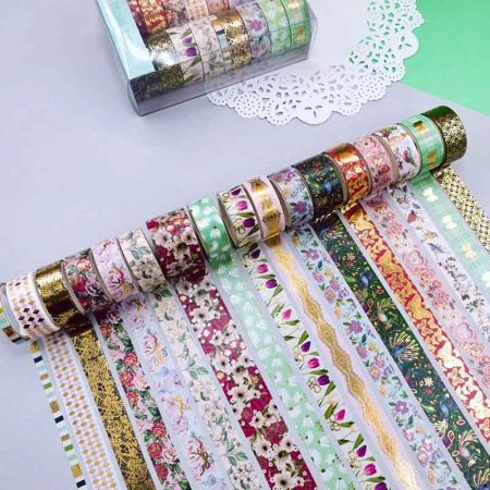 Flowers Washi Tapes 17Pc