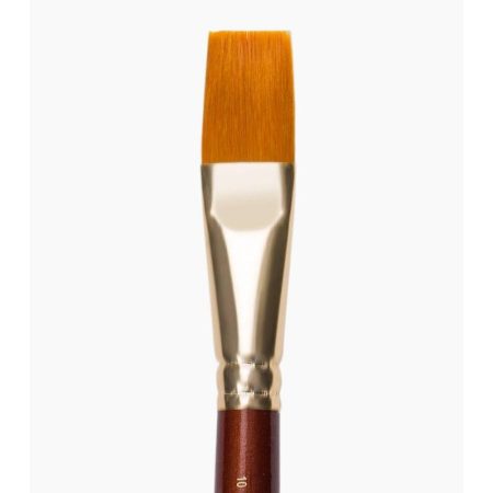 Camel Synthetic Gold Series Flat Brush Sr.67 - Size 10