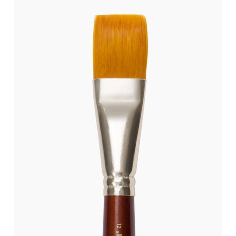 Camel Synthetic Gold Series Flat Brush Sr.67 - Size 12