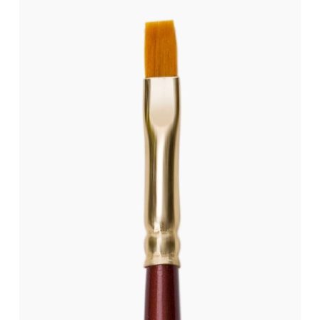 Camel Synthetic Gold Series Flat Brush Sr.67 - Size 2