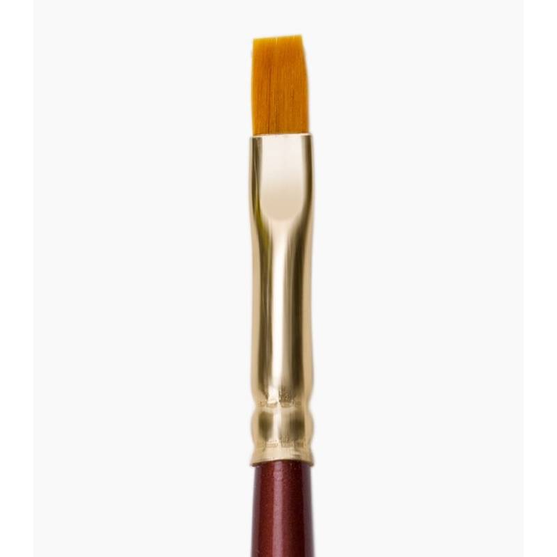 Camel Synthetic Gold Series Flat Brush Sr.67 - Size 2