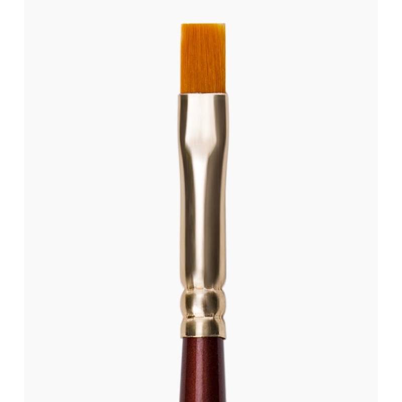 Camel Synthetic Gold Series Flat Brush Sr.67 - Size 3