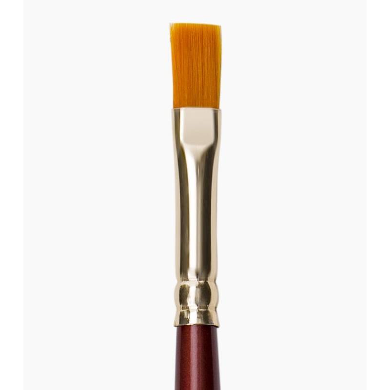 Camel Synthetic Gold Series Flat Brush Sr.67 - Size 5