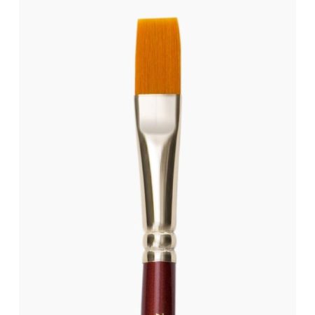 Camel Synthetic Gold Series Flat Brush Sr.67 - Size 7