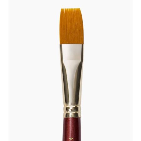 Camel Synthetic Gold Series Flat Brush Sr.67 - Size 9