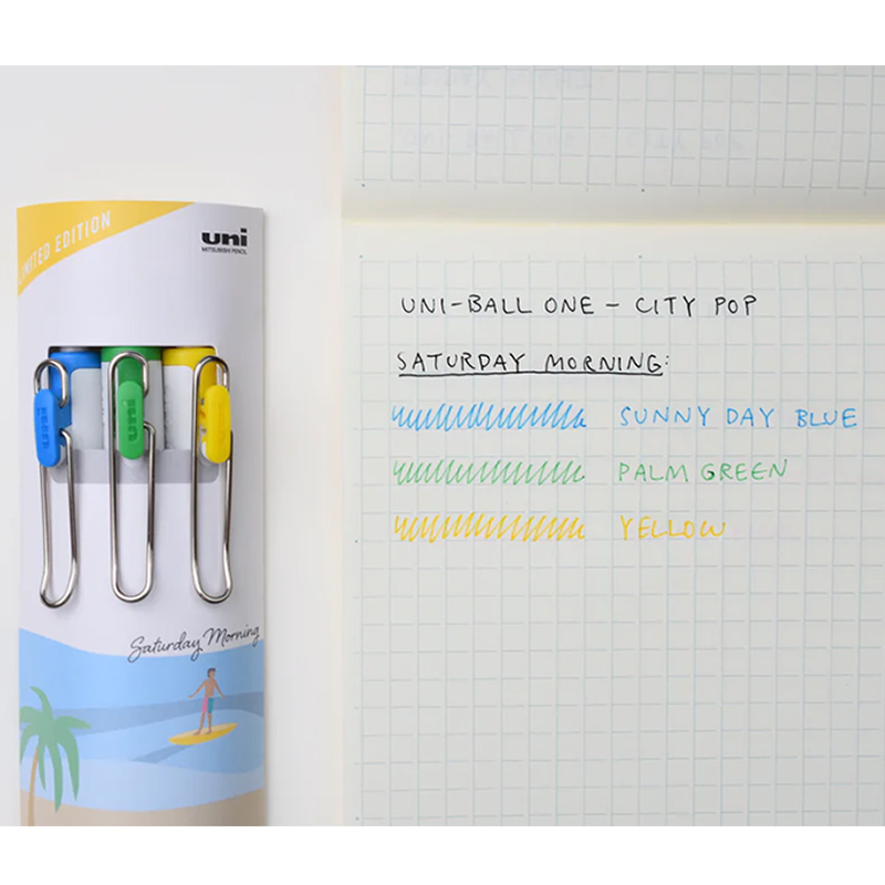 Uniball-One-City-Pop-Color-Pens-Saturday-Morning