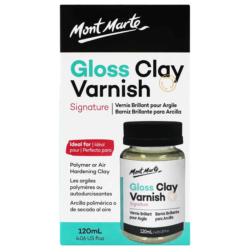 Mont Marte Gloss Clay Varnish Signature 120ml