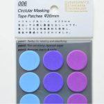 STÁLOGY 006 CIRCULAR MASKING TAPE STICKER 20MM - SHUFFLE PALE (S2222)