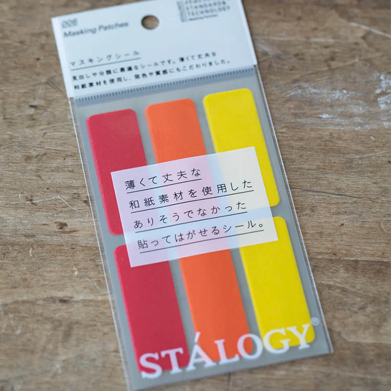 STÁLOGY 006 RECTANGLE MASKING TAPE PATCHES (S2208)