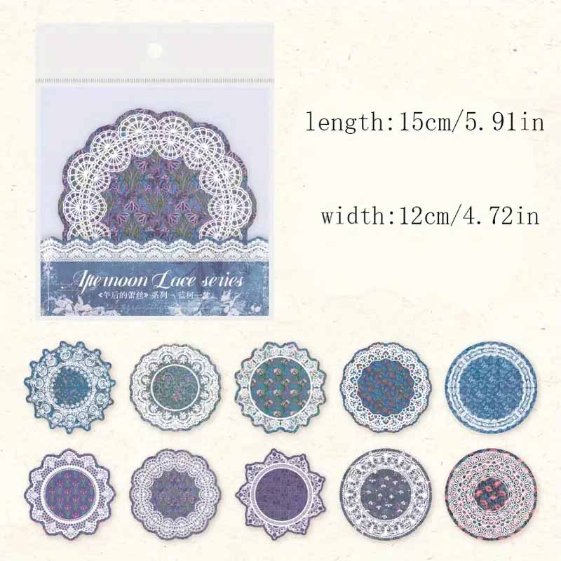 Afternoon Lace Series Journal Sheets MG033