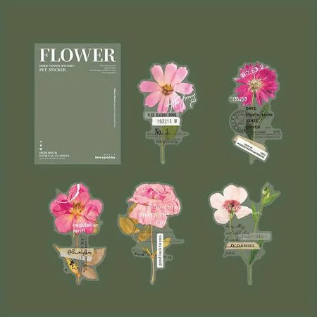 Flowers at the Corner Journal Sticker MHD-ZYHF