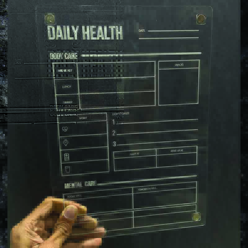 Magnetic Planner A4 Daily Health
