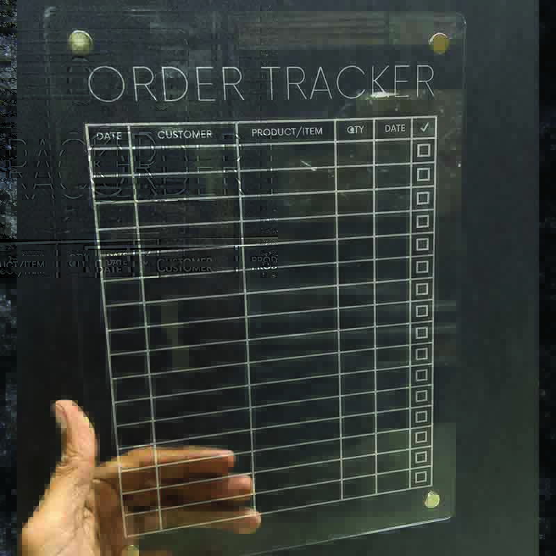 Magnetic Planner A4 Order Tracker