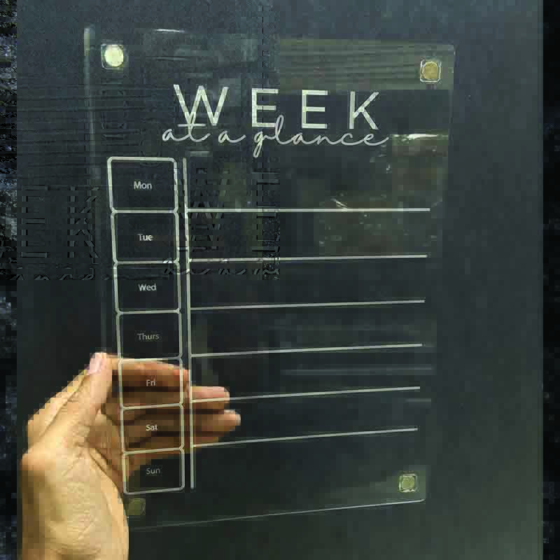 Magnetic Planner A4 Week at Glance