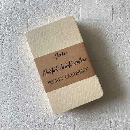 Jain Pastel Cream Watercolour Pocket Cardstock 300gsm