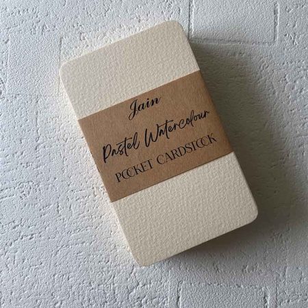 Jain Pastel Oatmeal Watercolour Pocket Cardstock 300gsm