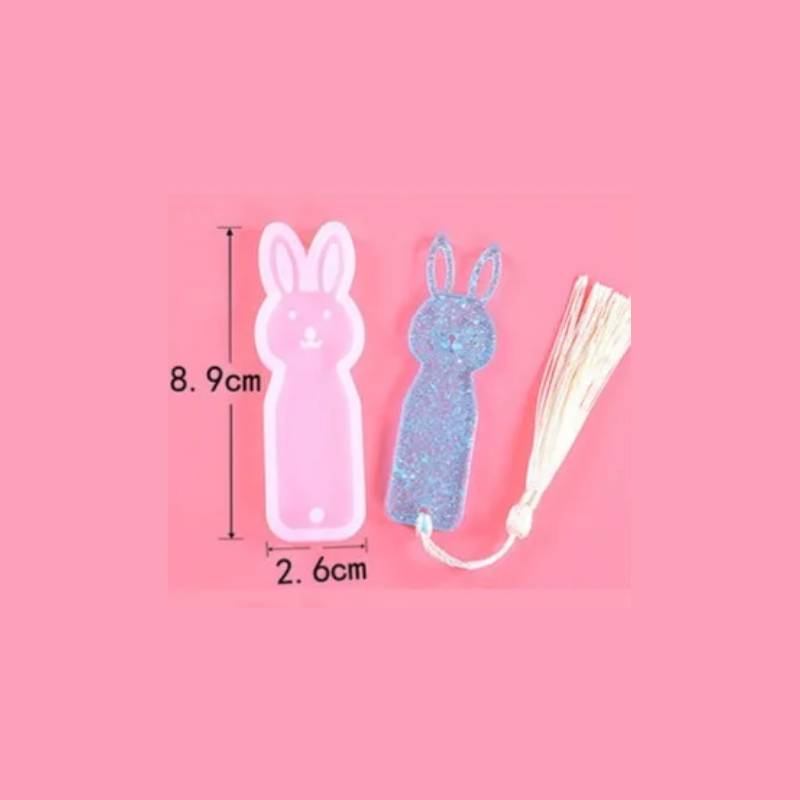 Resin Bookmark Mould Bunny Small