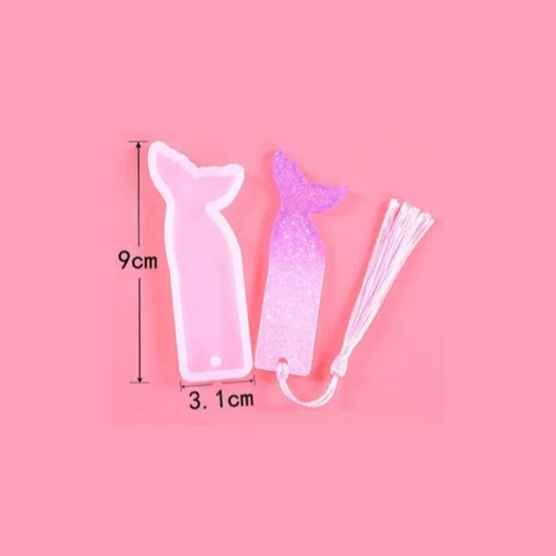 Resin Bookmark Mould Fish Tail Small