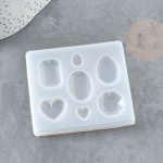 Resin Gem Pendent Mould Set of 7