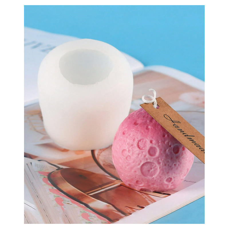 Moon Texture Candle Mould HBR15-66
