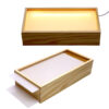 Pinewood Shadow Box With Light 5x10