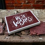 Printed Cards 2x3 Design Best Wishes 2