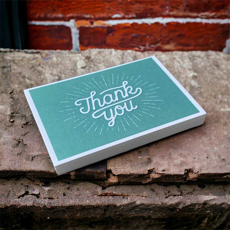 Printed Cards 2x3 Design Thank you 9